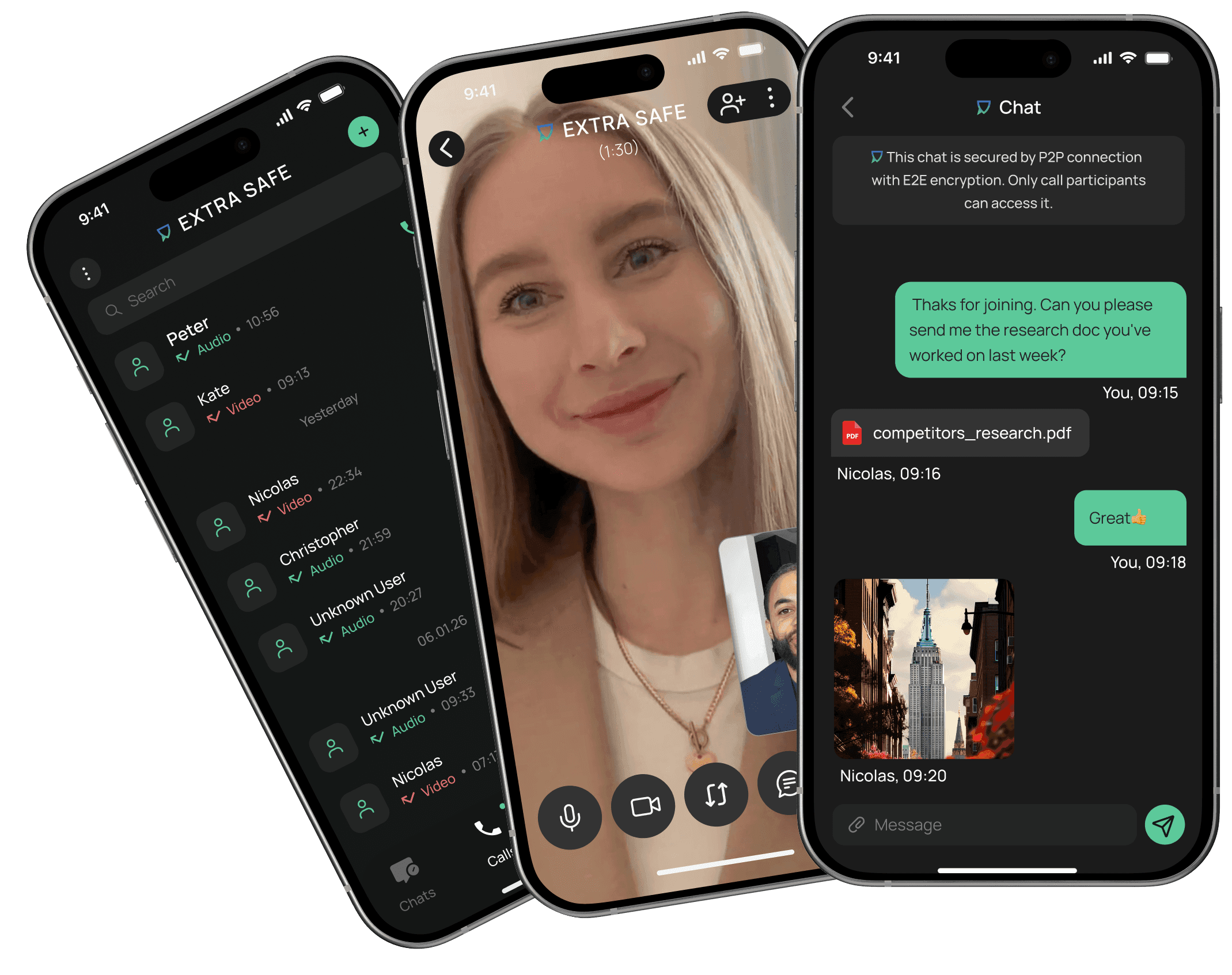 Private, anonymous messaging app